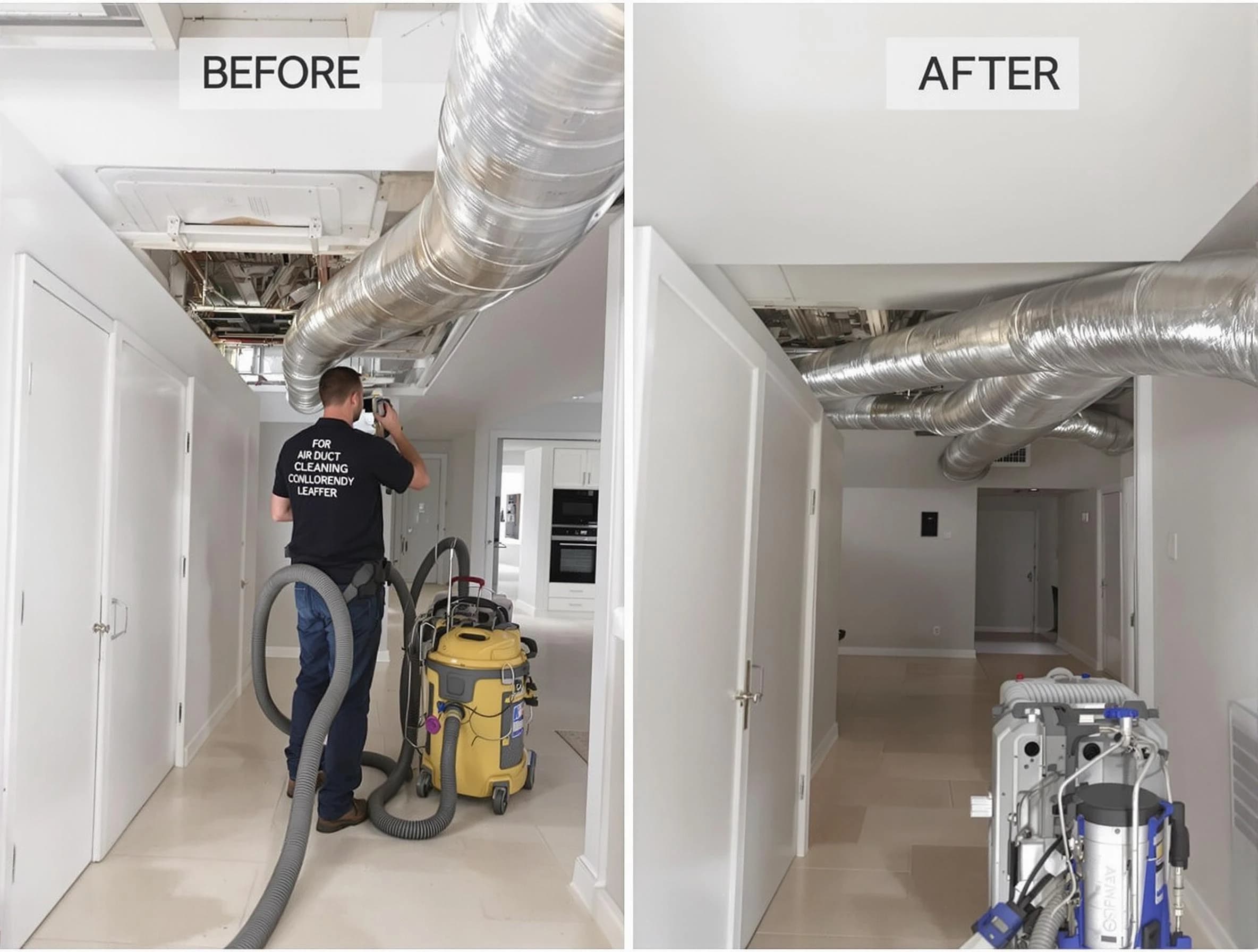 Calera Air Duct Cleaning professional performing thorough air duct cleaning in Calera