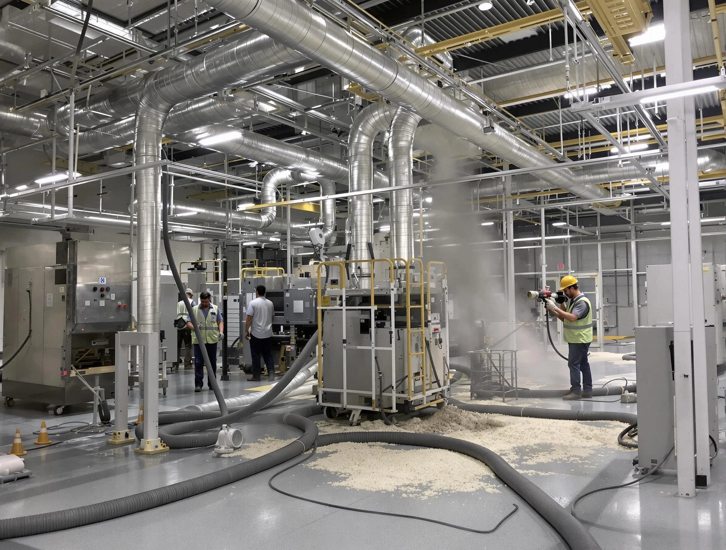 Heavy-duty industrial duct cleaning by Calera Air Duct Cleaning in Calera