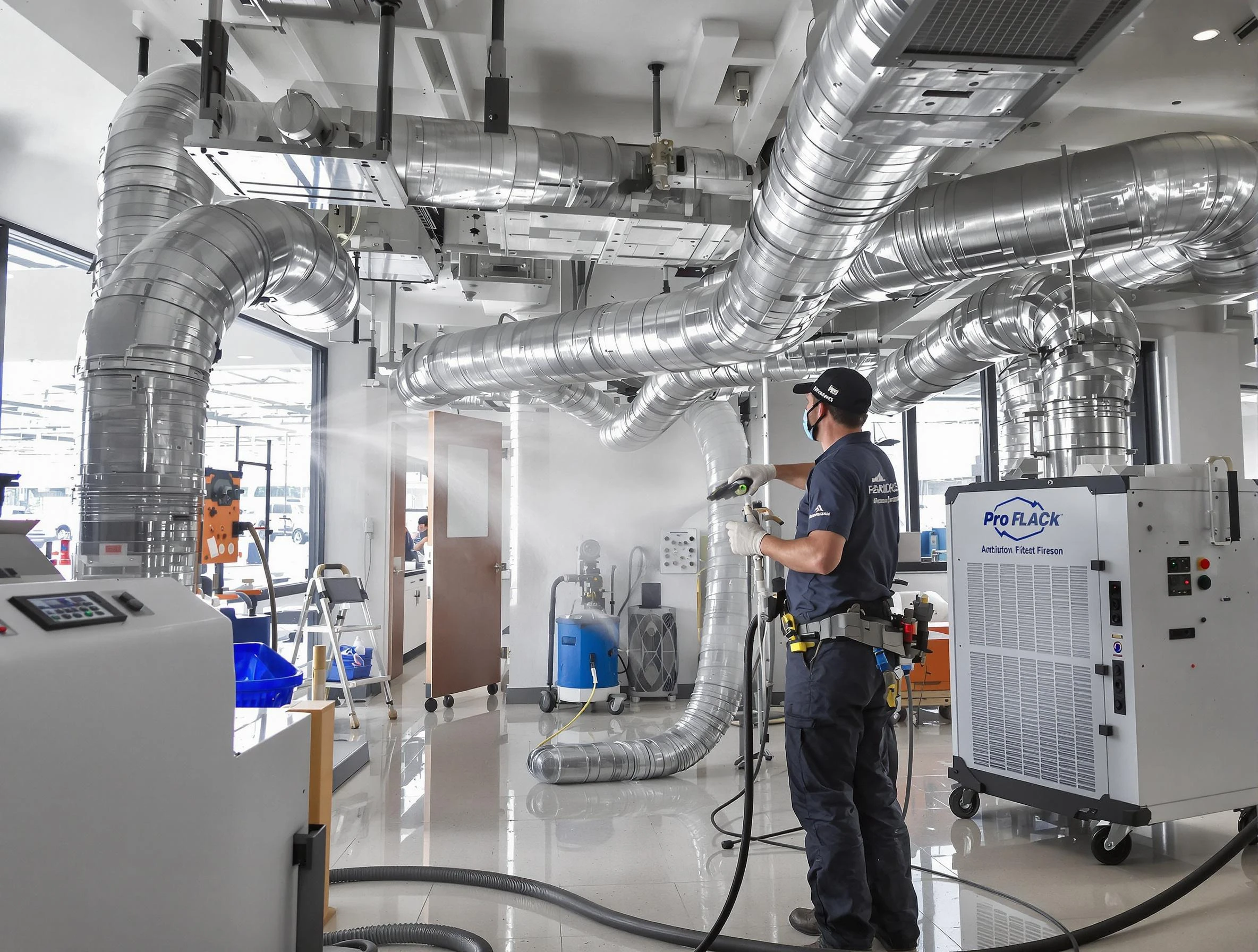 Negative Pressure Air Duct Cleaning in Calera