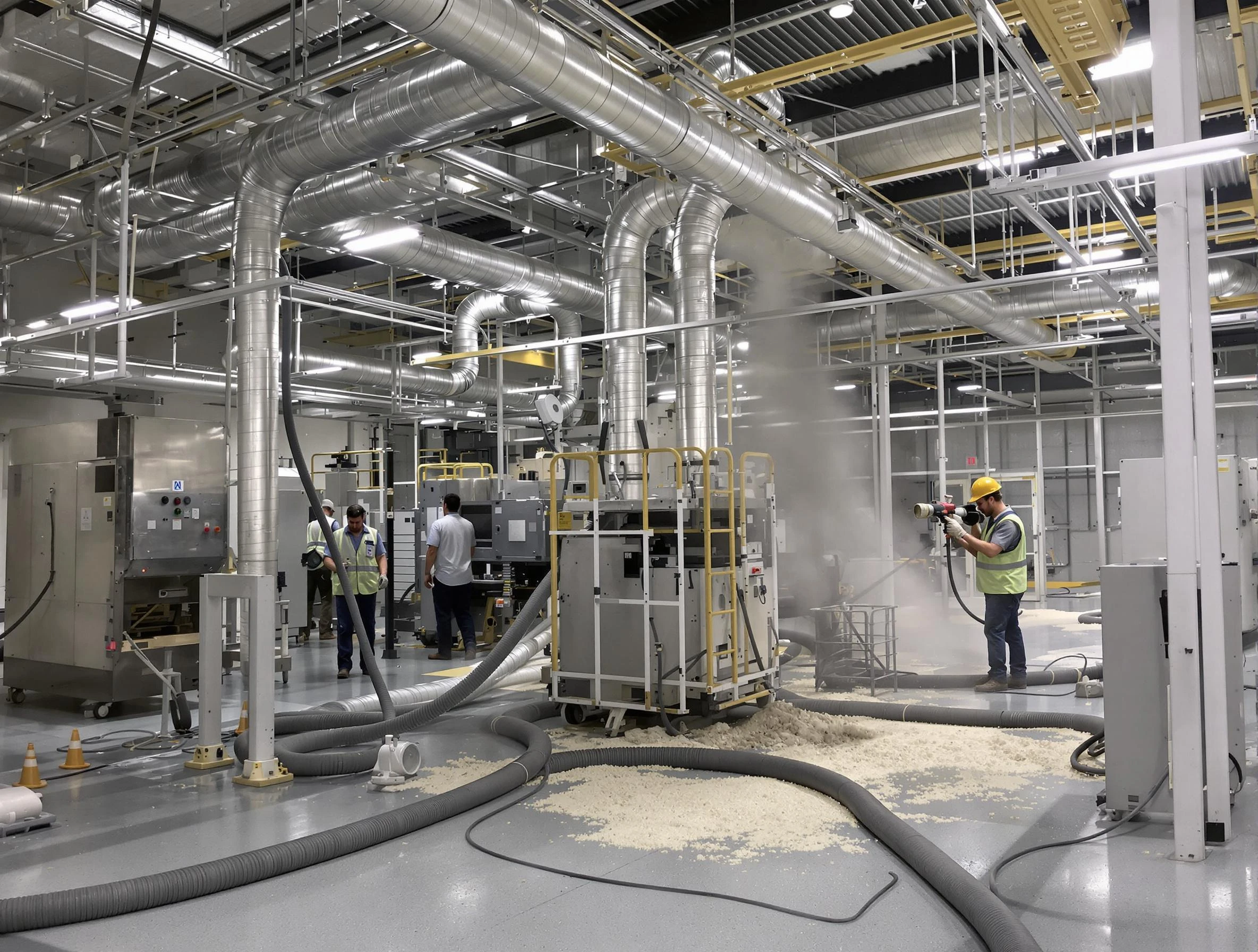 Heavy-duty industrial duct cleaning by Calera Air Duct Cleaning in Calera